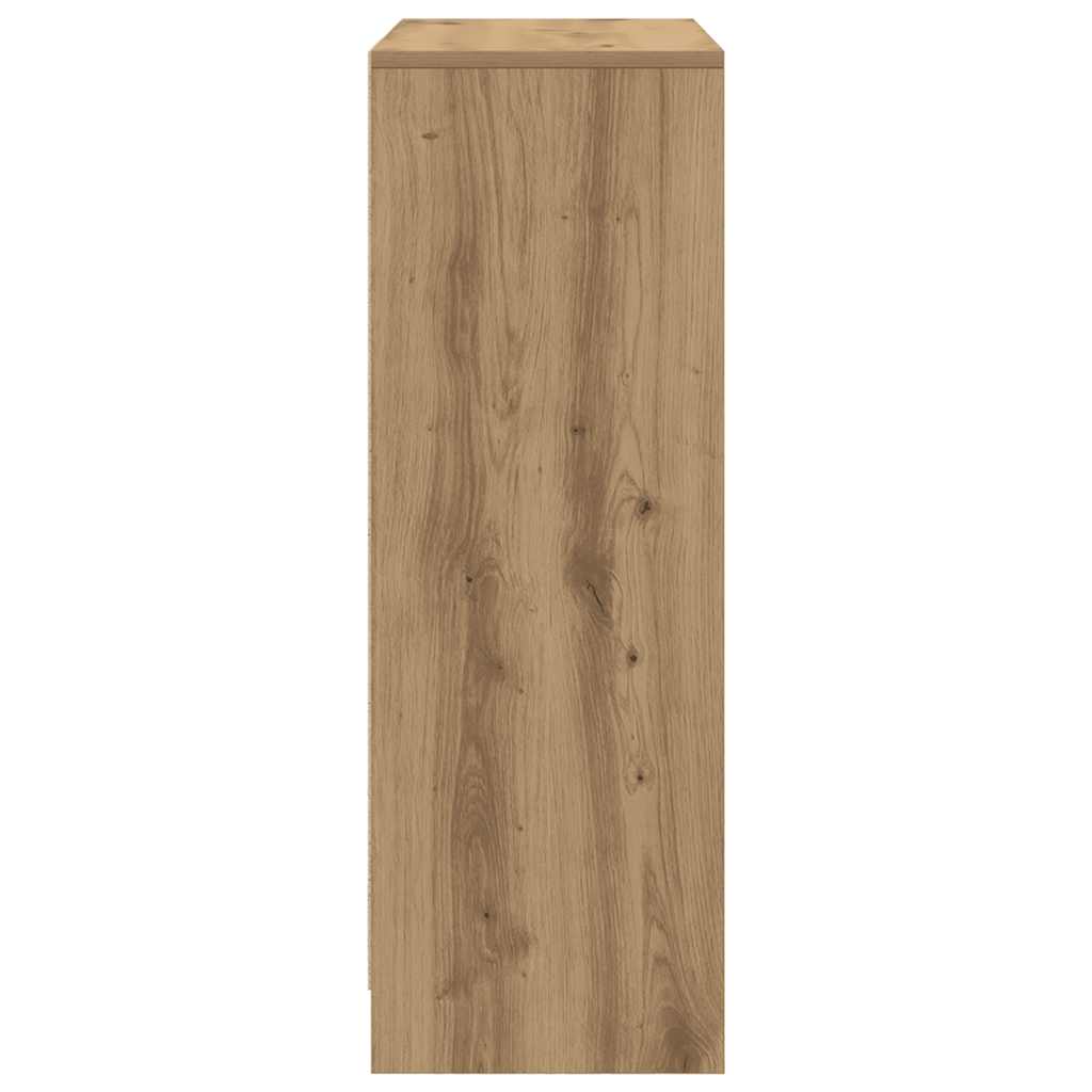 Sideboard with Drawers and Doors Artisan Oak 73x31x90 cm