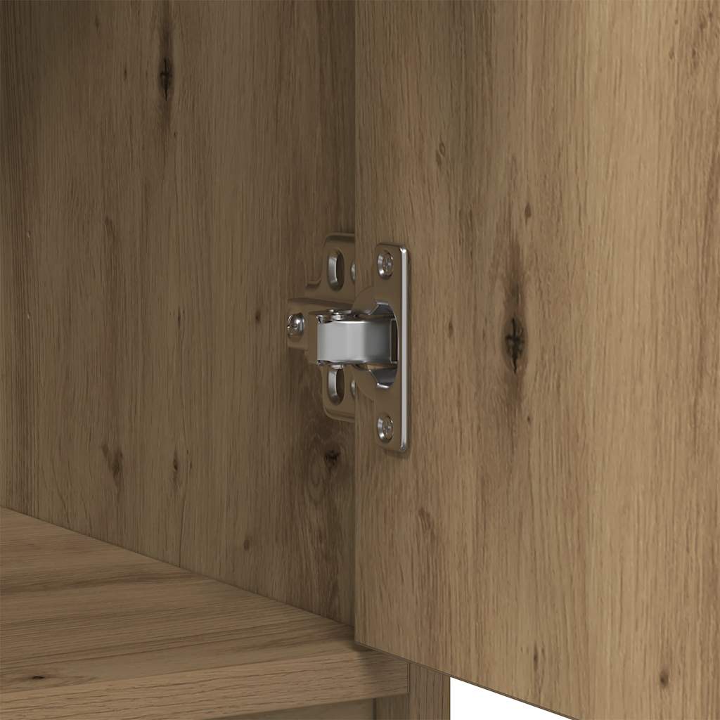 Sideboard with Drawers and Doors Artisan Oak 73x31x90 cm