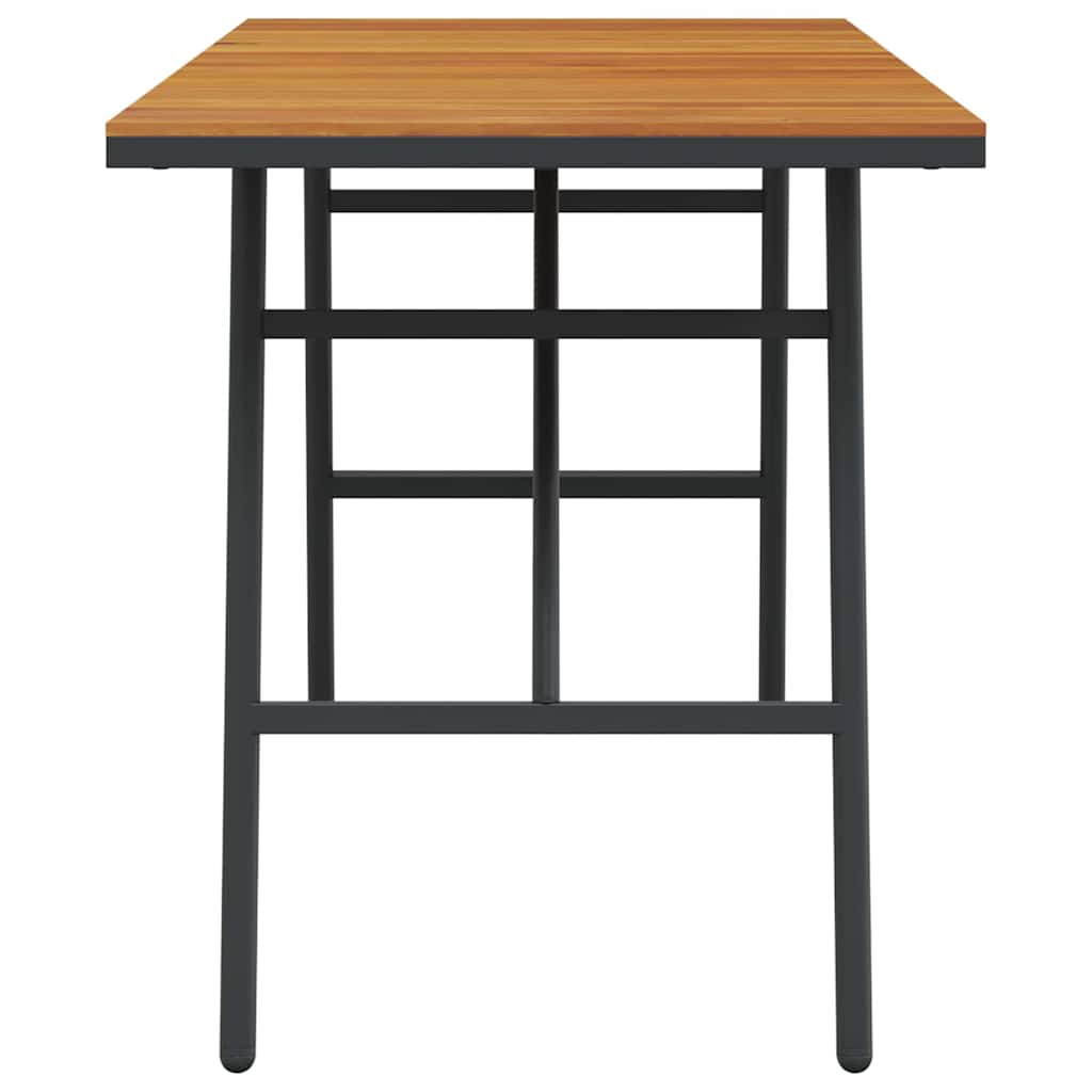 Dining Table Brown 110 x 55 x 62 cm Solid Acacia wood