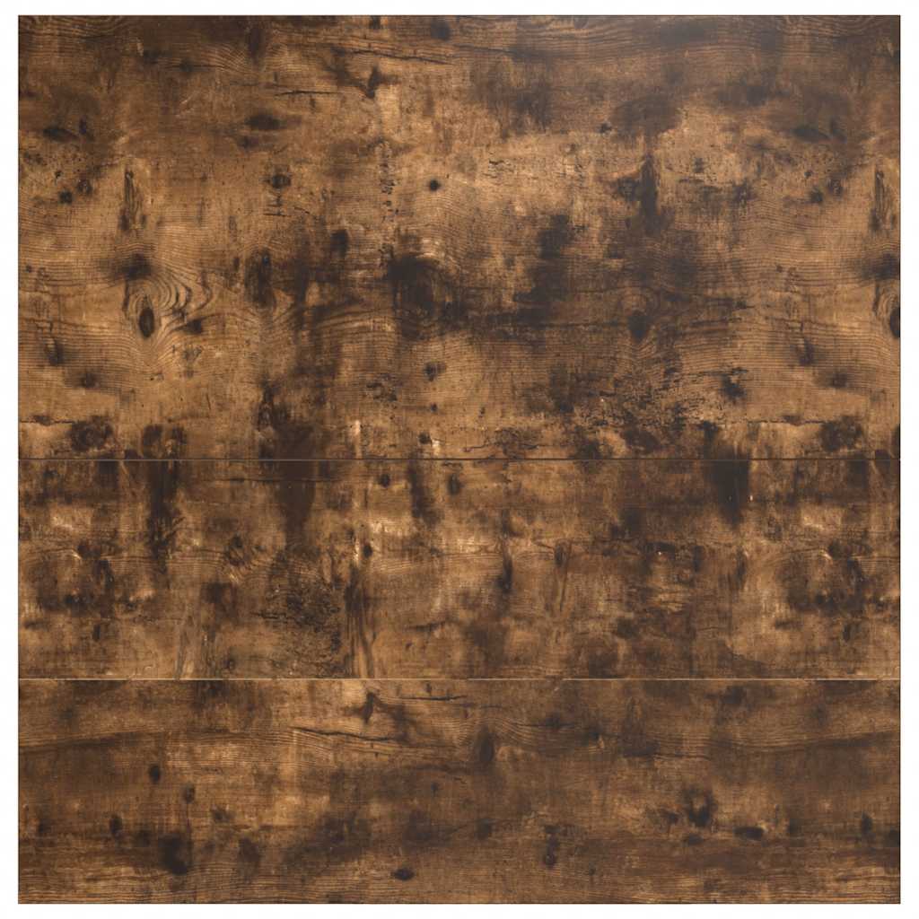 Coffee Table with Drawers Smoked Oak 100x100x40 cm