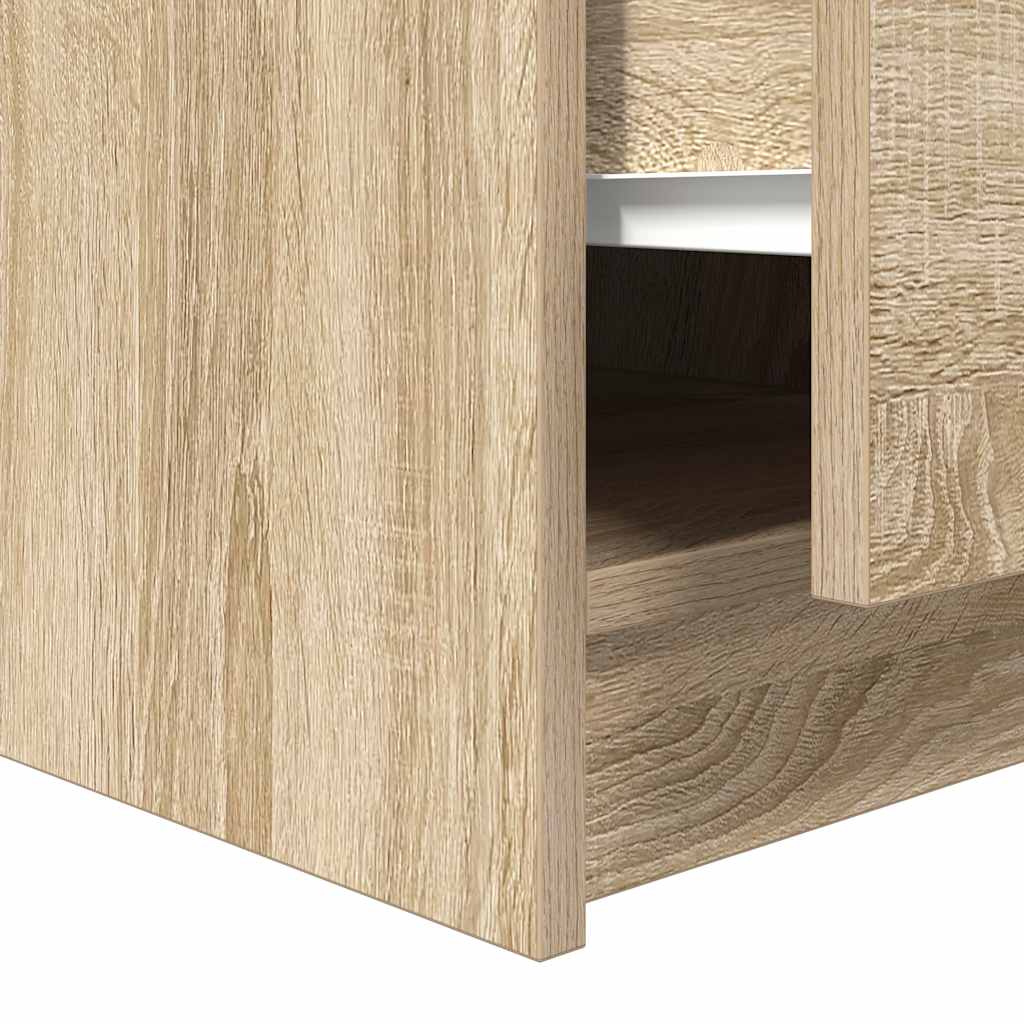 Coffee Table with Drawers Sonoma Oak 70.5x70x40 cm