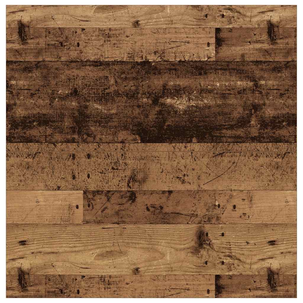 Coffee Table with Drawers Old Wood 70.5x70x40 cm