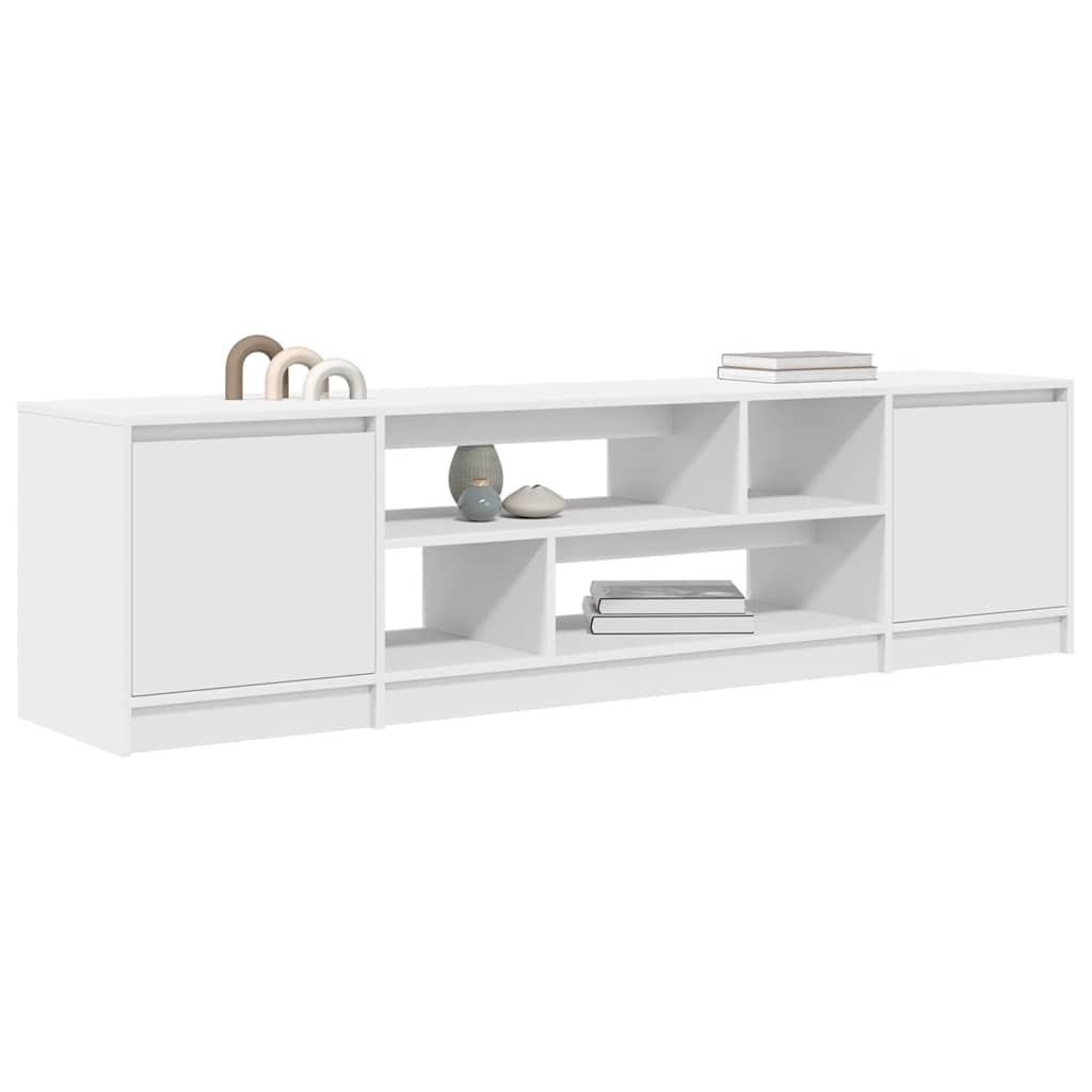 TV Cabinet White 188.5x41x50 cm Engineered Wood