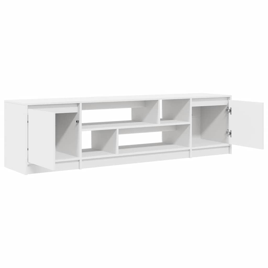 TV Cabinet White 188.5x41x50 cm Engineered Wood