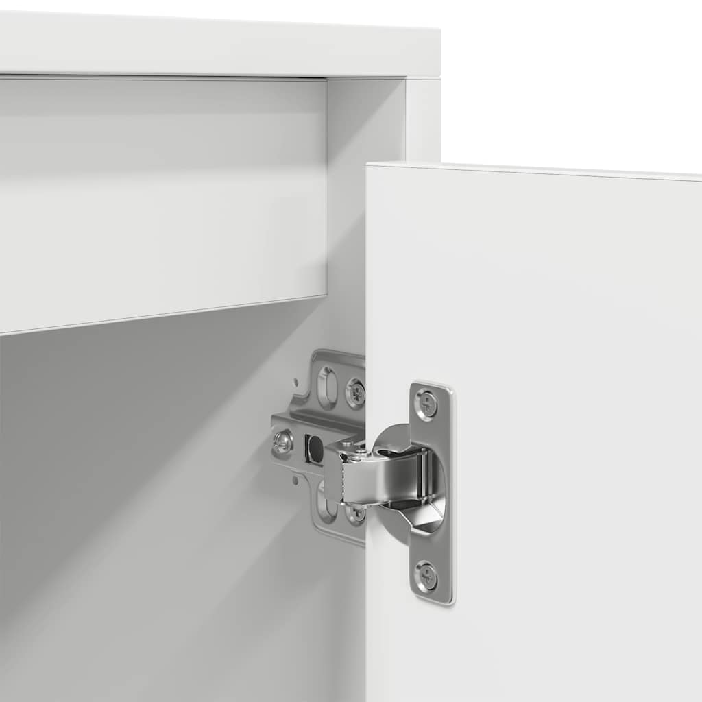 TV Cabinet White 188.5x41x50 cm Engineered Wood