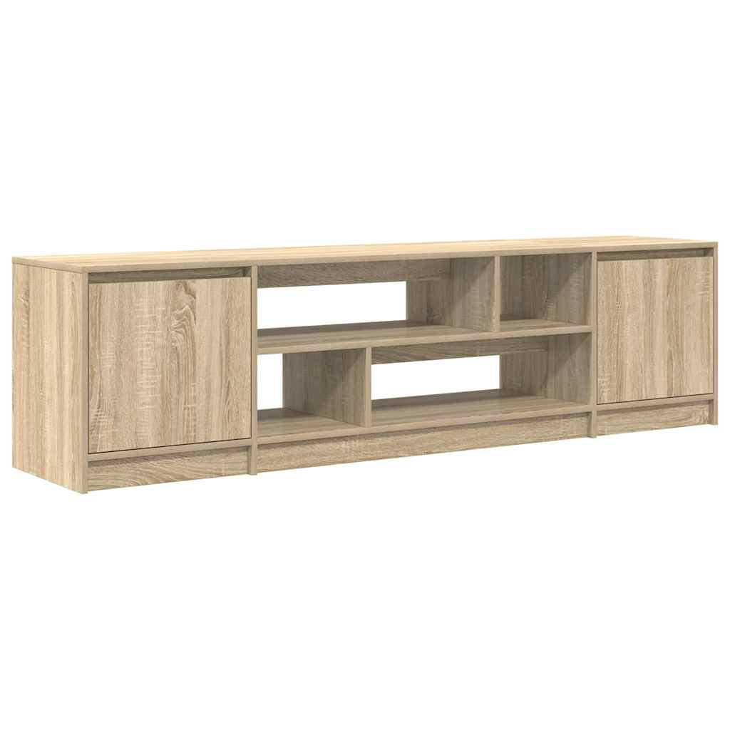 TV Cabinet Sonoma Oak 188.5x41x50 cm Engineered Wood
