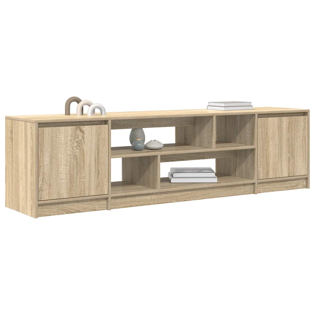 TV Cabinet Sonoma Oak 188.5x41x50 cm Engineered Wood
