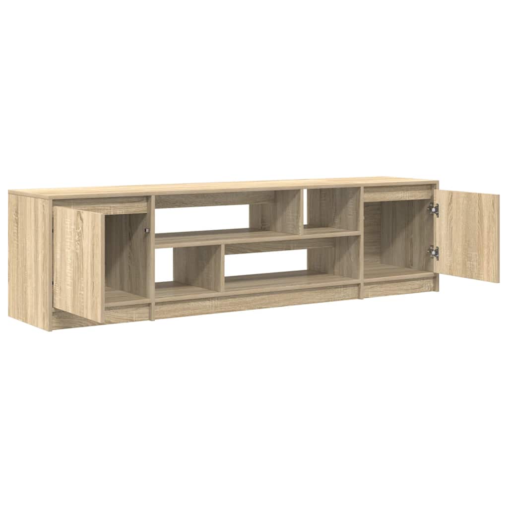 TV Cabinet Sonoma Oak 188.5x41x50 cm Engineered Wood