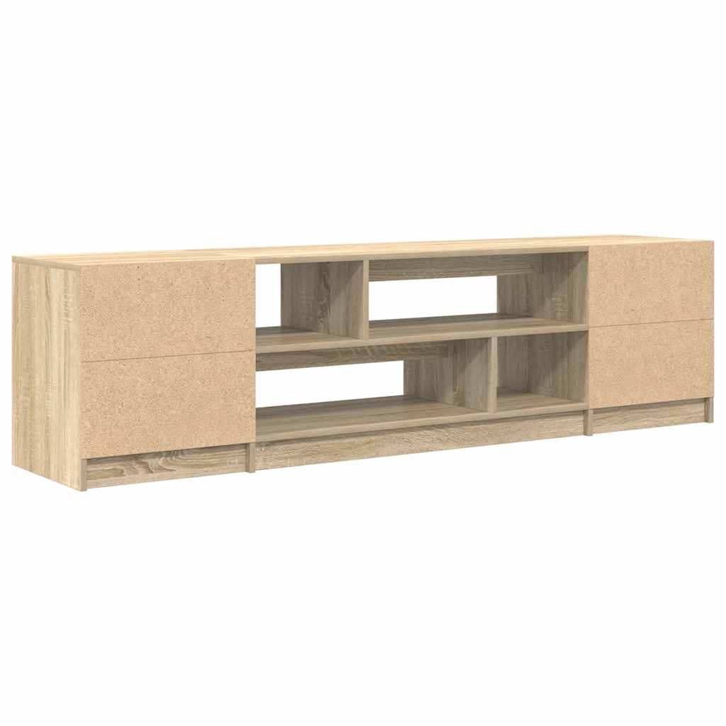 TV Cabinet Sonoma Oak 188.5x41x50 cm Engineered Wood