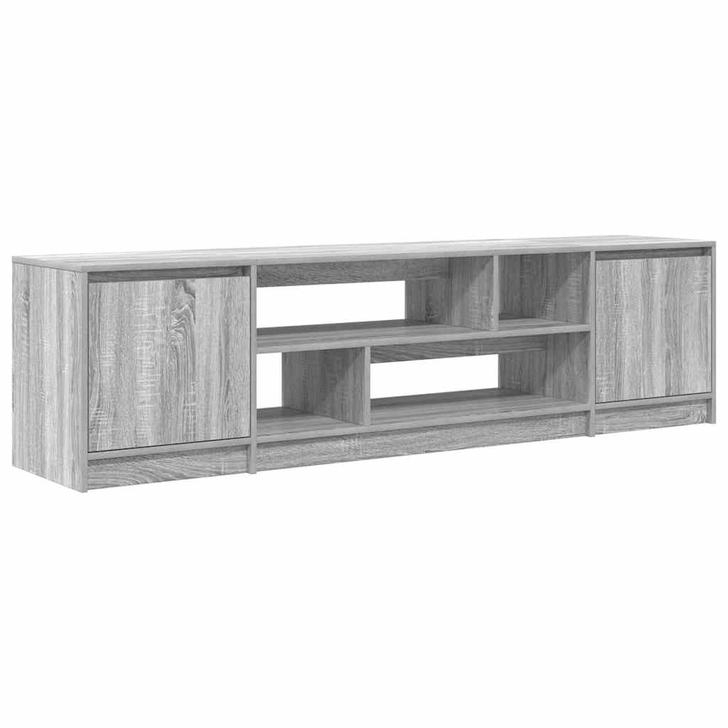 TV Cabinet Grey Sonoma 188.5x41x50 cm Engineered Wood