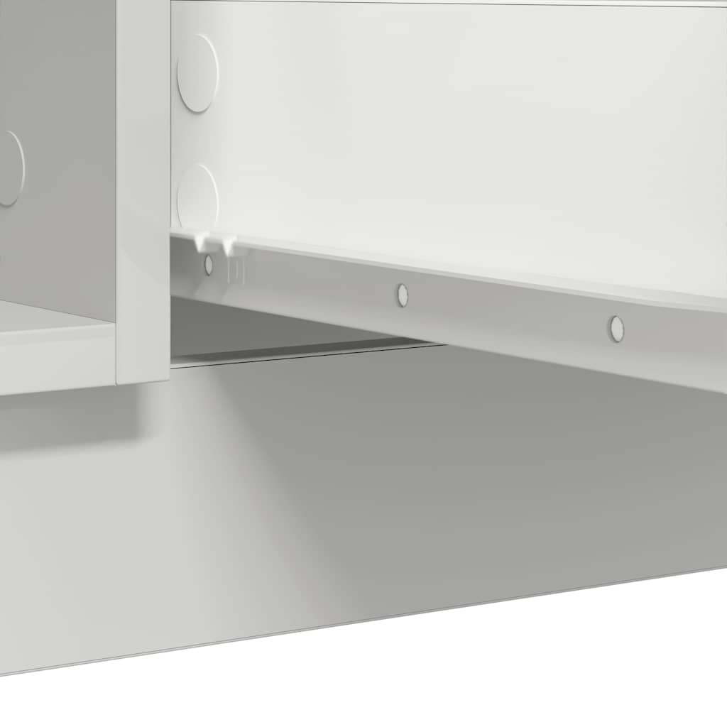 Sideboard with Drawers White 100.5x35x76 cm Engineered Wood