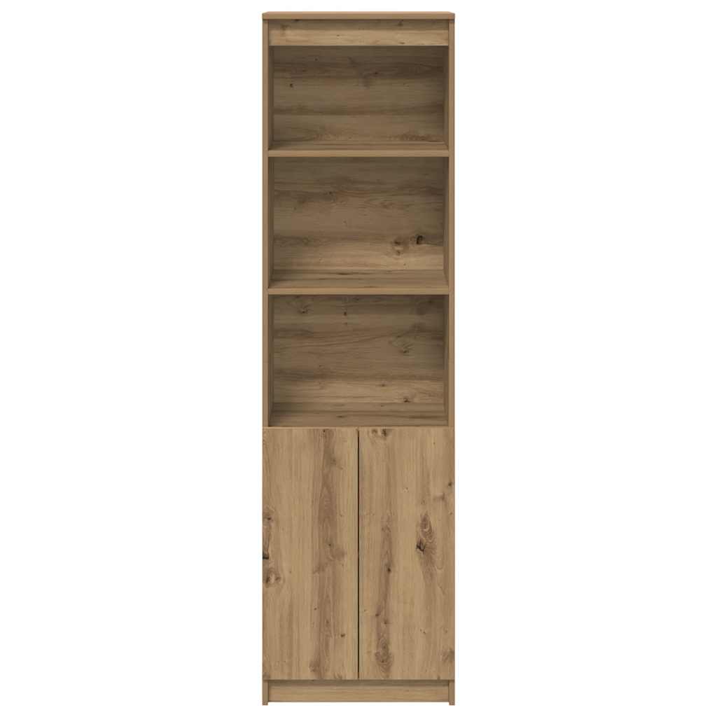 Highboard Artisan Oak 50x35x180 cm Engineered Wood