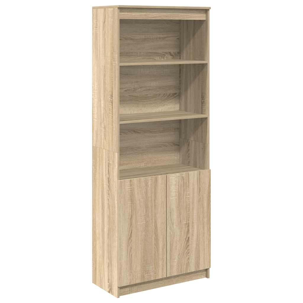 Highboard Sonoma Oak 70x35x180 cm Engineered Wood