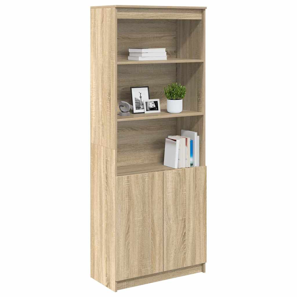 Highboard Sonoma Oak 70x35x180 cm Engineered Wood