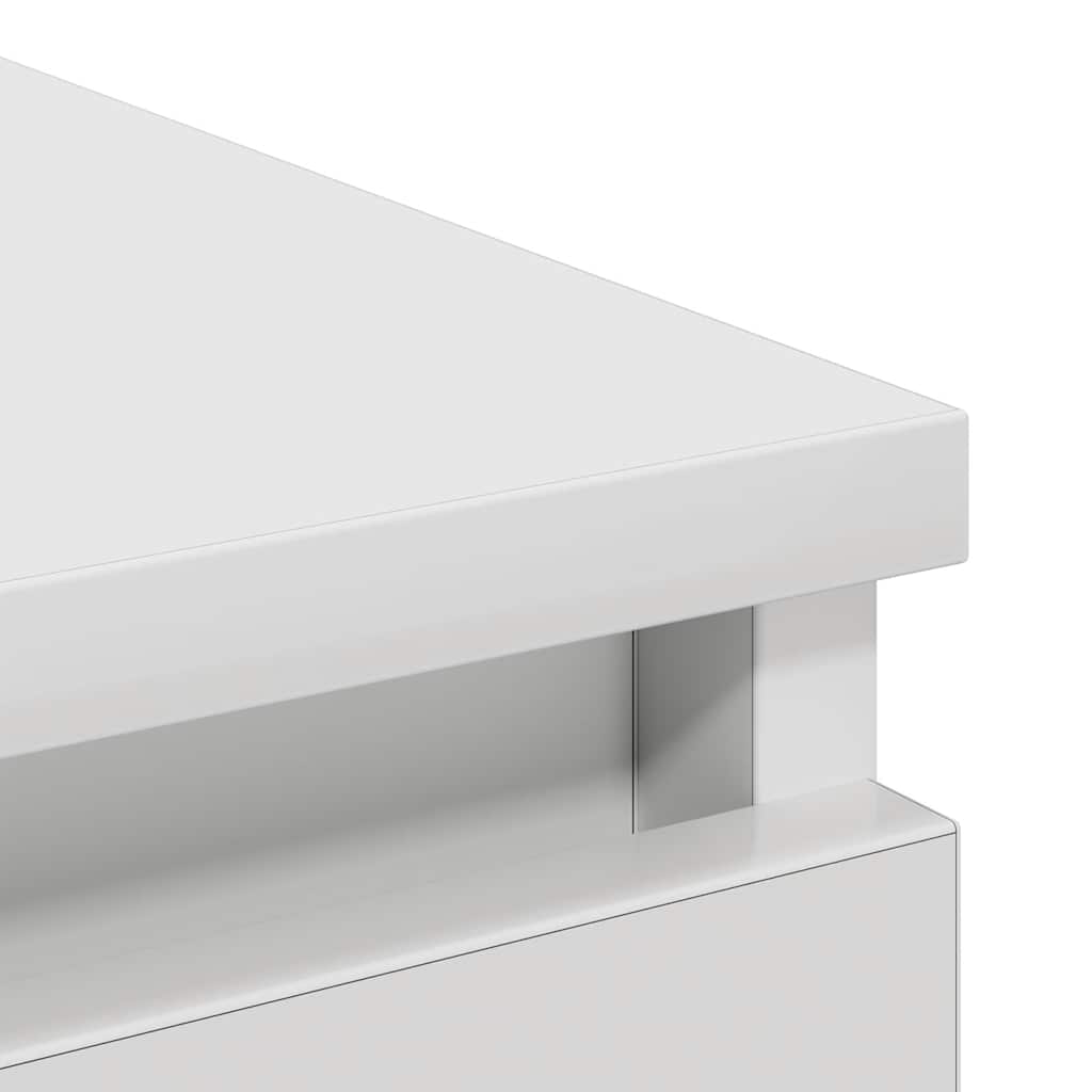 Sideboard White 80x35x99 cm Engineered Wood