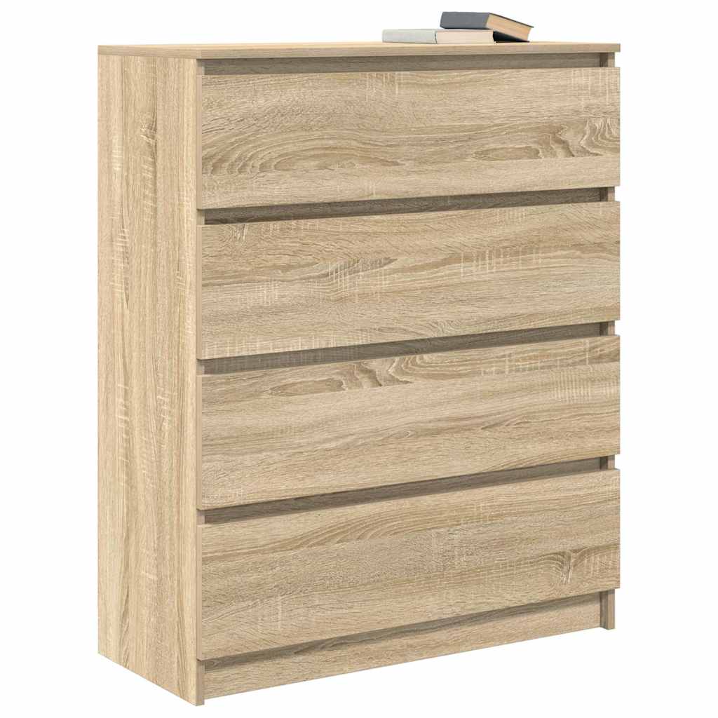 Sideboard Sonoma Oak 80x35x99 cm Engineered Wood