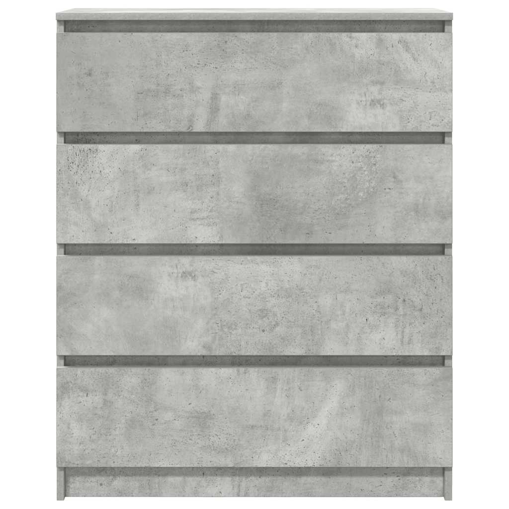 Sideboard Concrete Grey 80x35x99 cm Engineered Wood