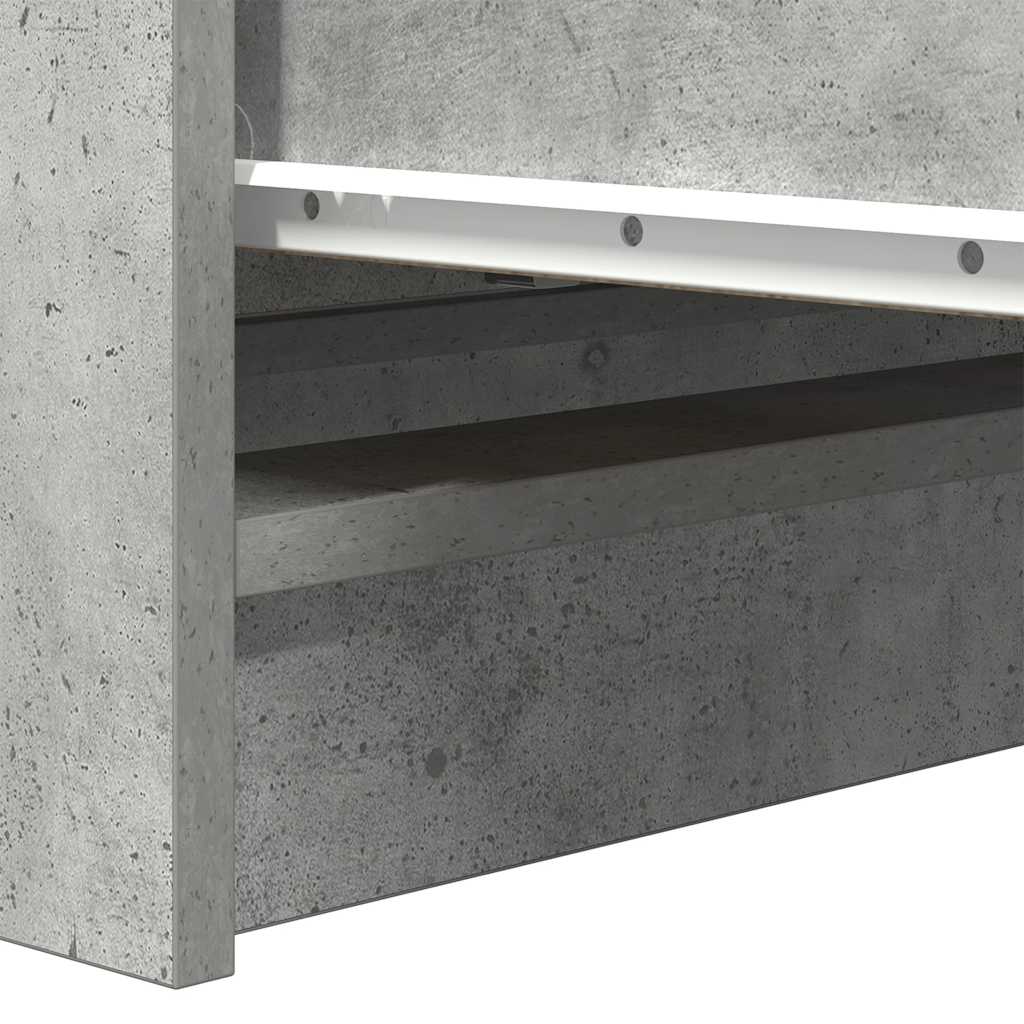 Sideboard Concrete Grey 80x35x99 cm Engineered Wood