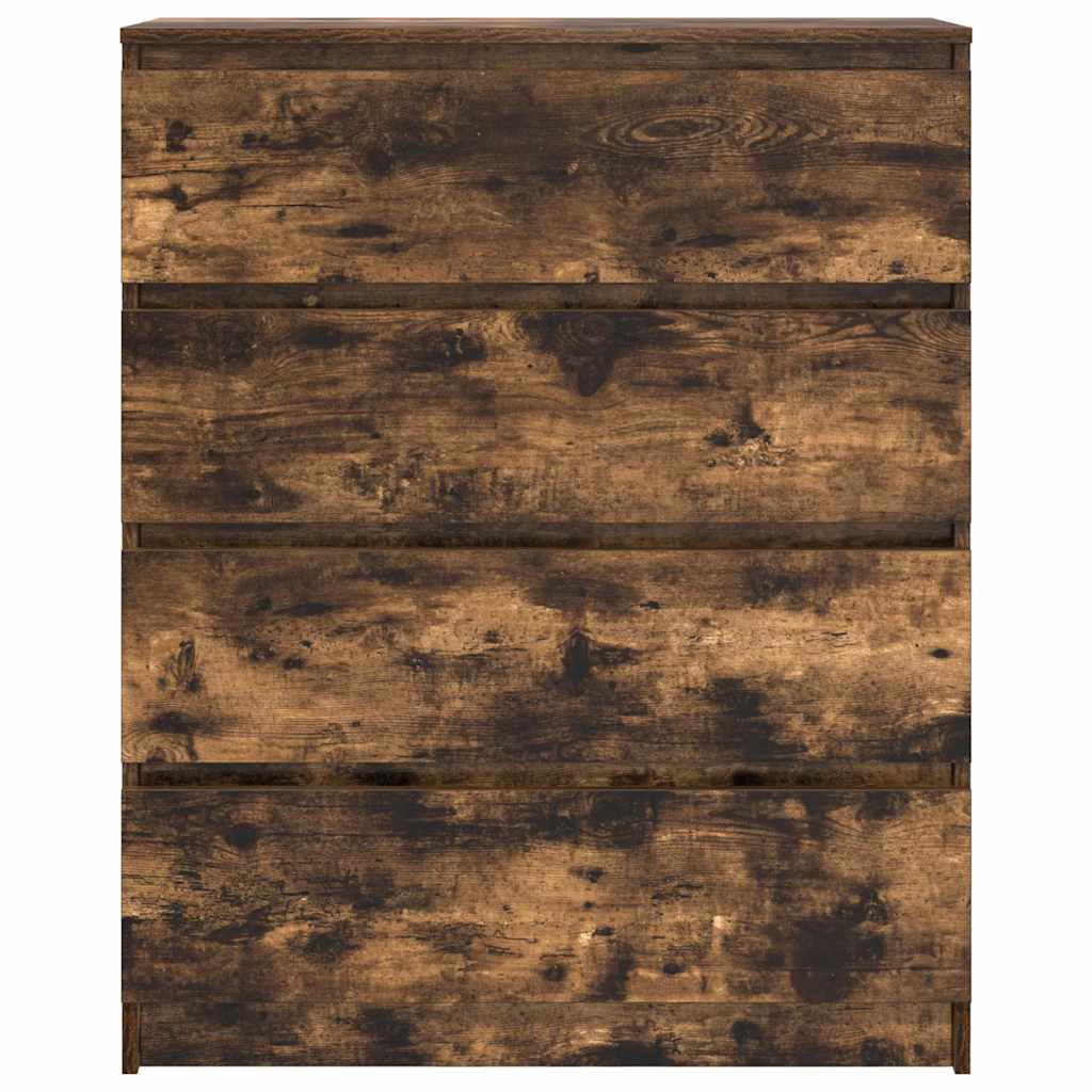 Sideboard Smoked Oak 80x35x99 cm Engineered Wood