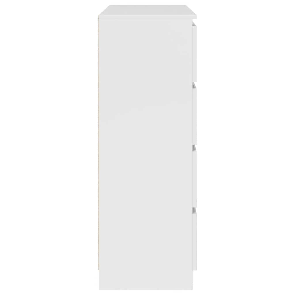 Sideboard White 100x35x99 cm Engineered Wood