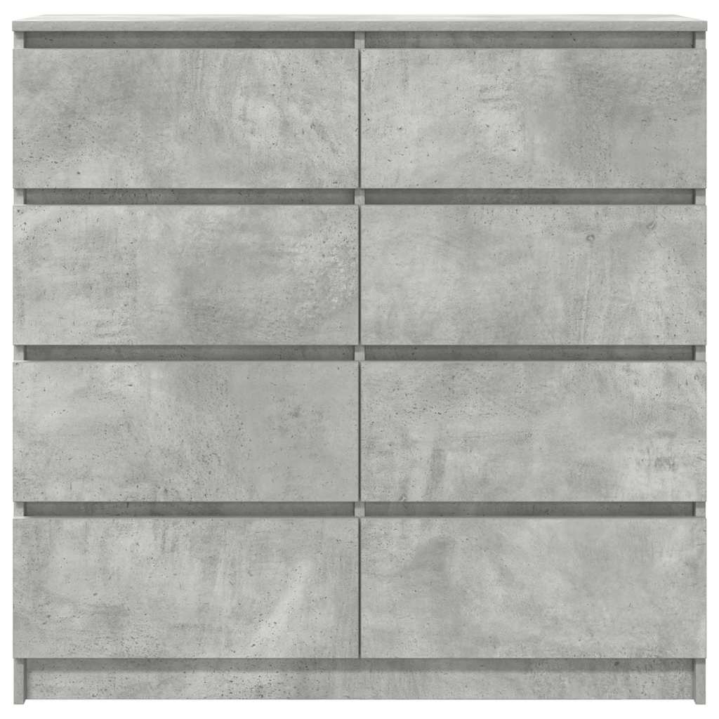 Sideboard Concrete Grey 100x35x99 cm Engineered Wood