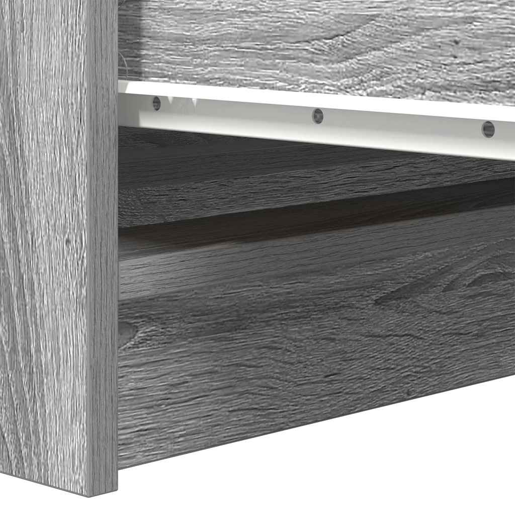 Sideboard Grey Sonoma 100x35x99 cm Engineered Wood