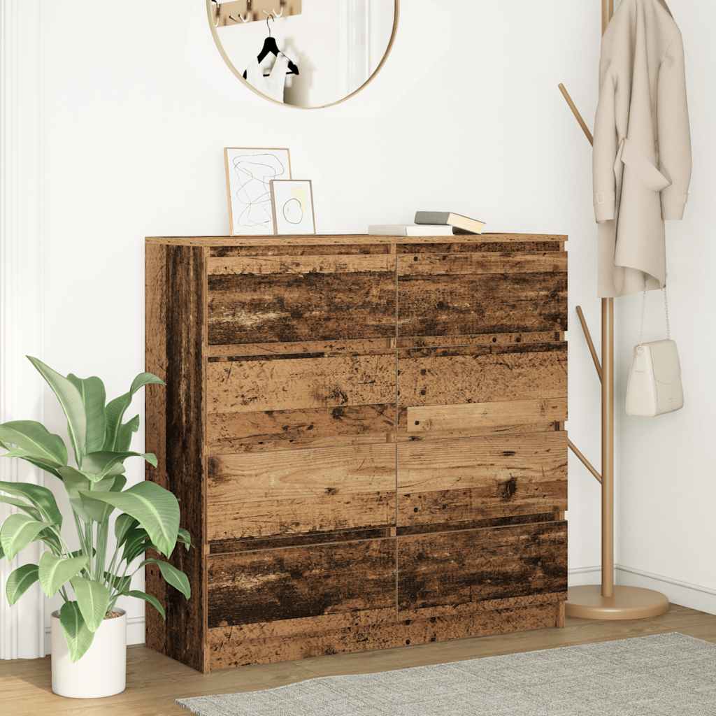 Sideboard Old Wood 100x35x99 cm Engineered Wood