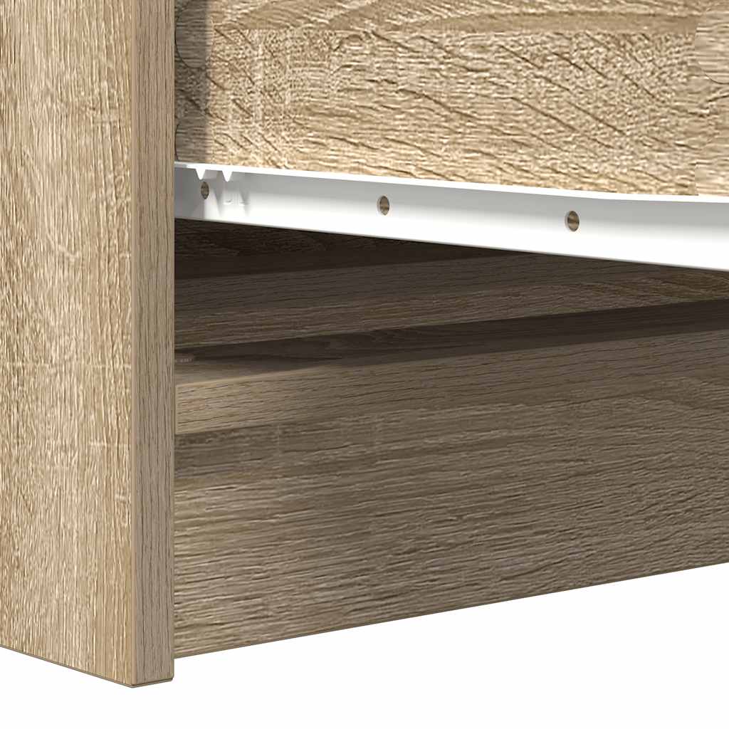 Sideboard Sonoma Oak 100x35x76 cm Engineered Wood