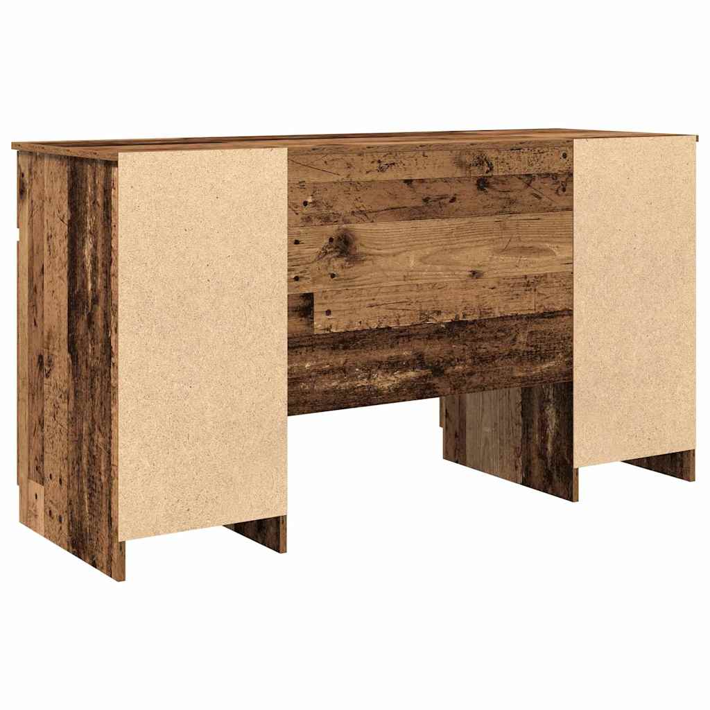 Desk with Drawer Old wood 140 x 49 x 76 cm Engineered wood