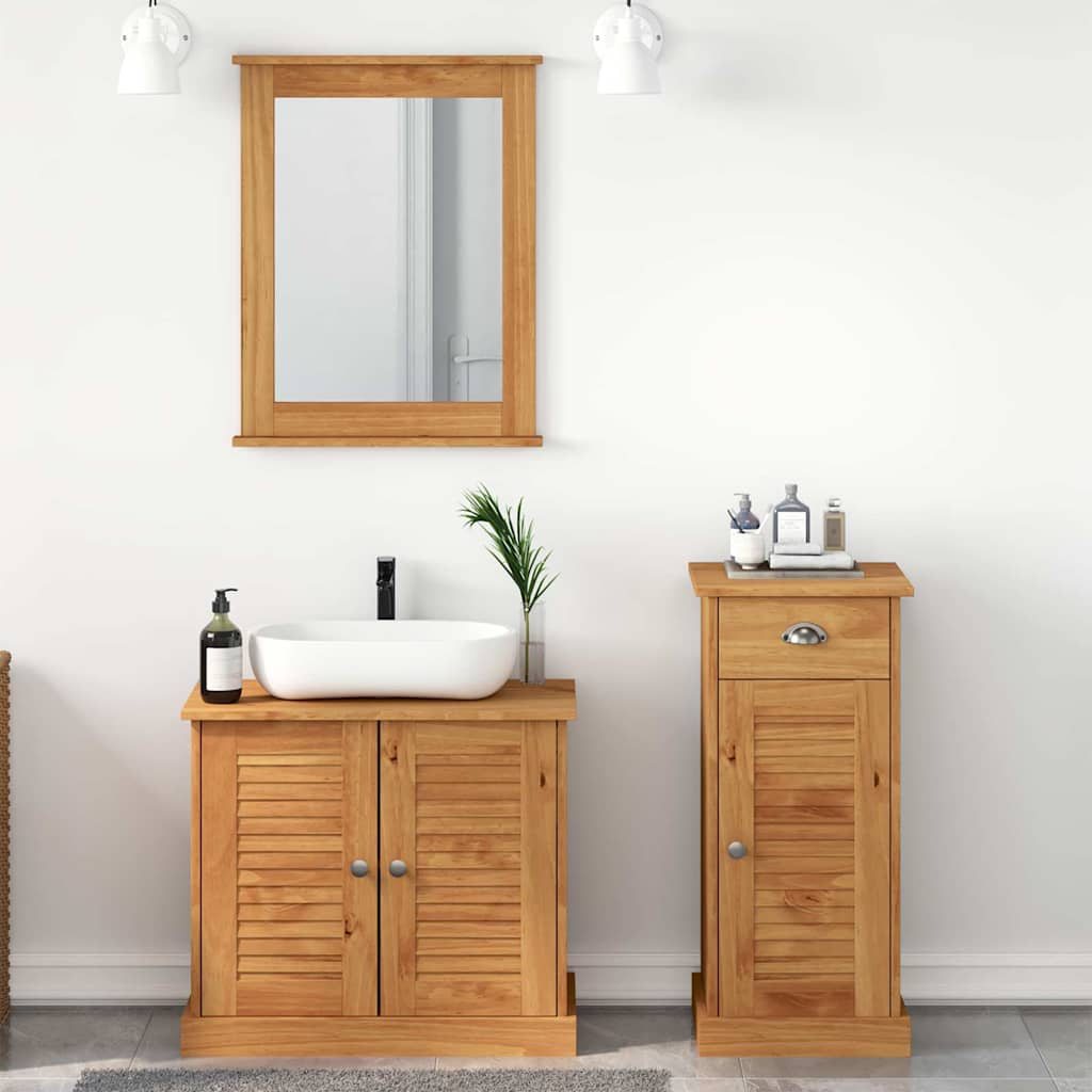 Bathroom Furniture Set VIGO 3 pcs Brown 37 x 34 x 80 cm