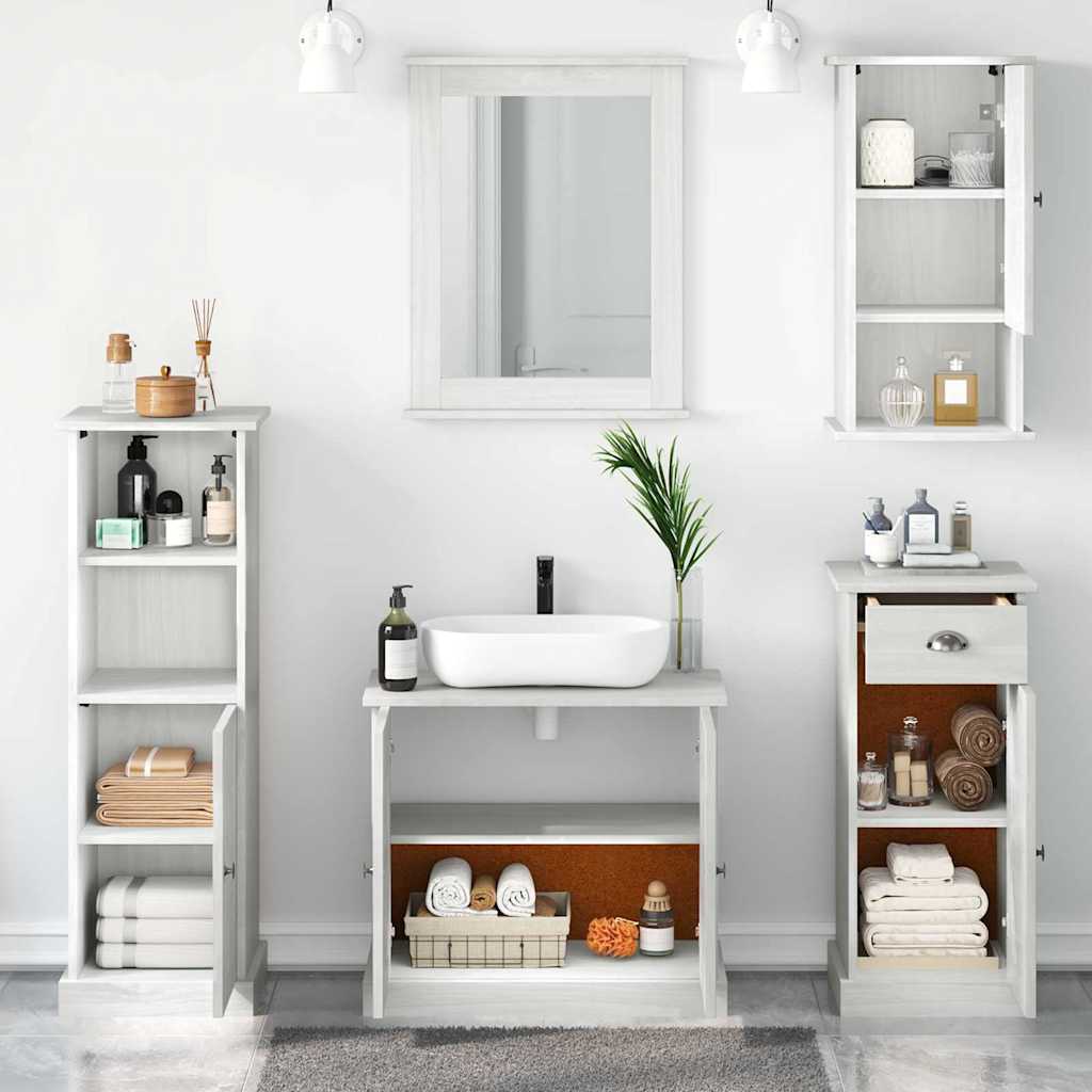 Bathroom Furniture Set with Drawer VIGO 5 pcs Antique white