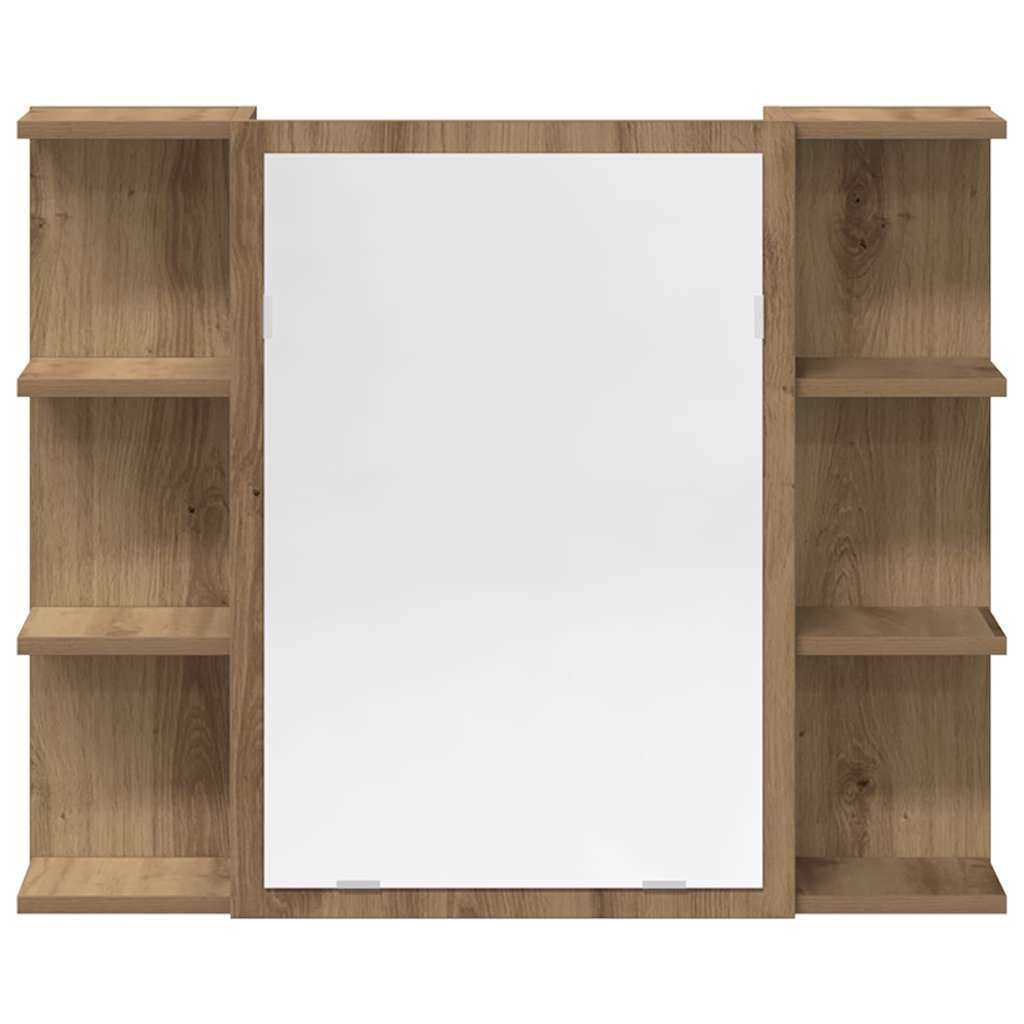 4 Piece Bathroom Furniture Set Artisan Oak Engineered Wood