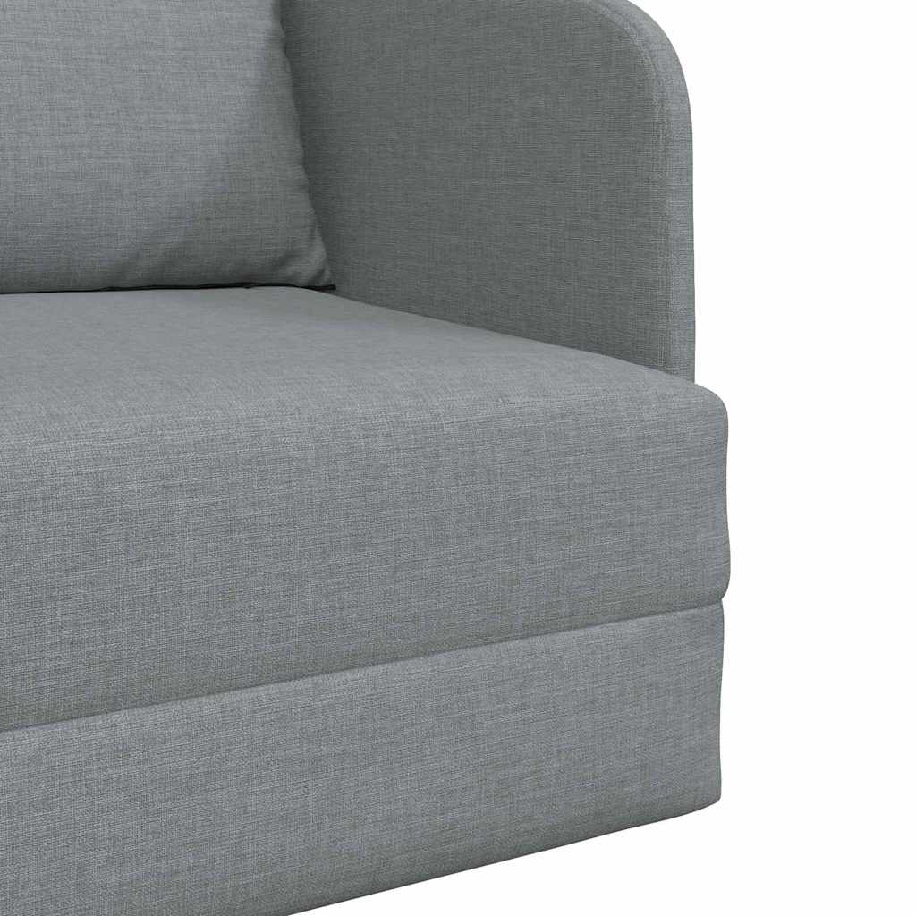 Sofa Bed Light grey 65 x 80 x 83 cm Fabric