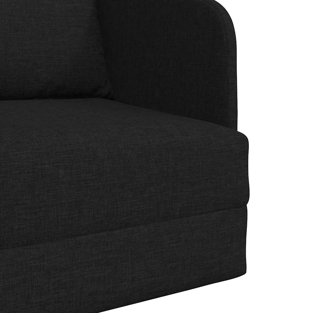 Sofa Bed Black 65 x 80 x 83 cm Fabric