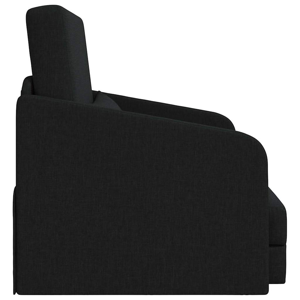 Sofa Bed Black 65 x 80 x 83 cm Fabric