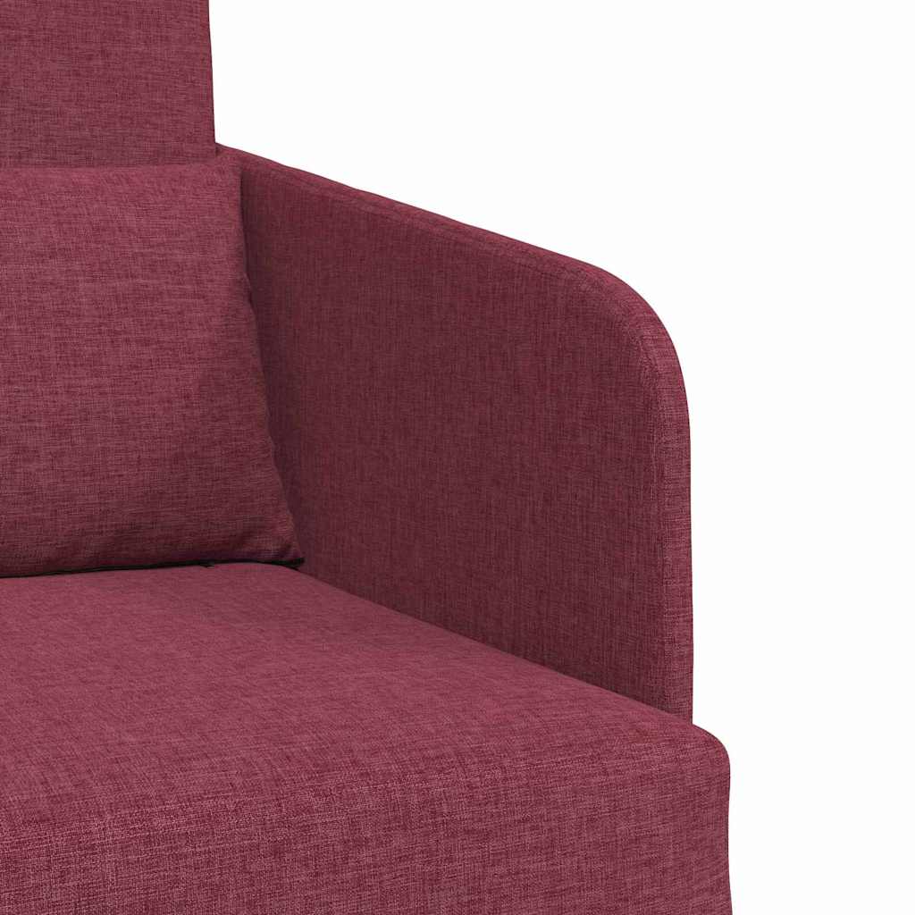 Sofa Bed Wine red 65 x 80 x 83 cm Fabric