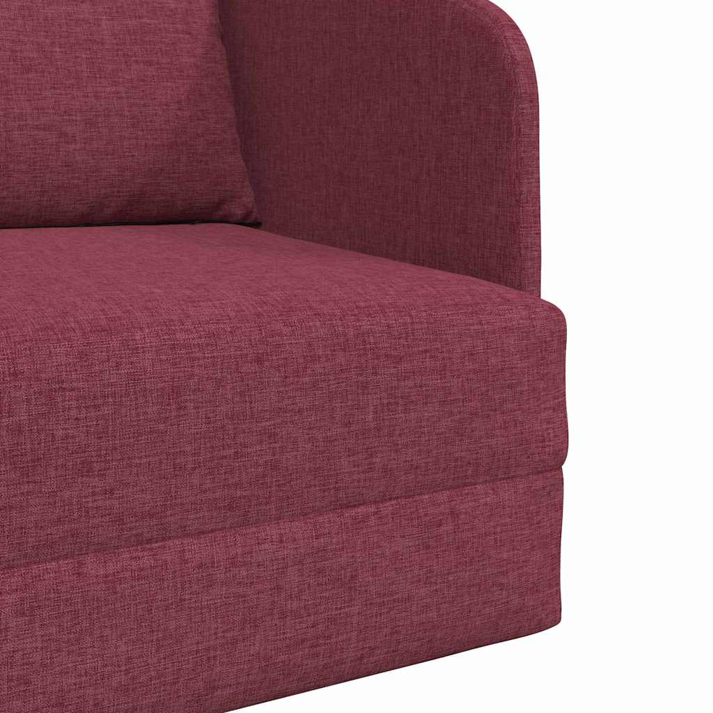 Sofa Bed Wine red 65 x 80 x 83 cm Fabric