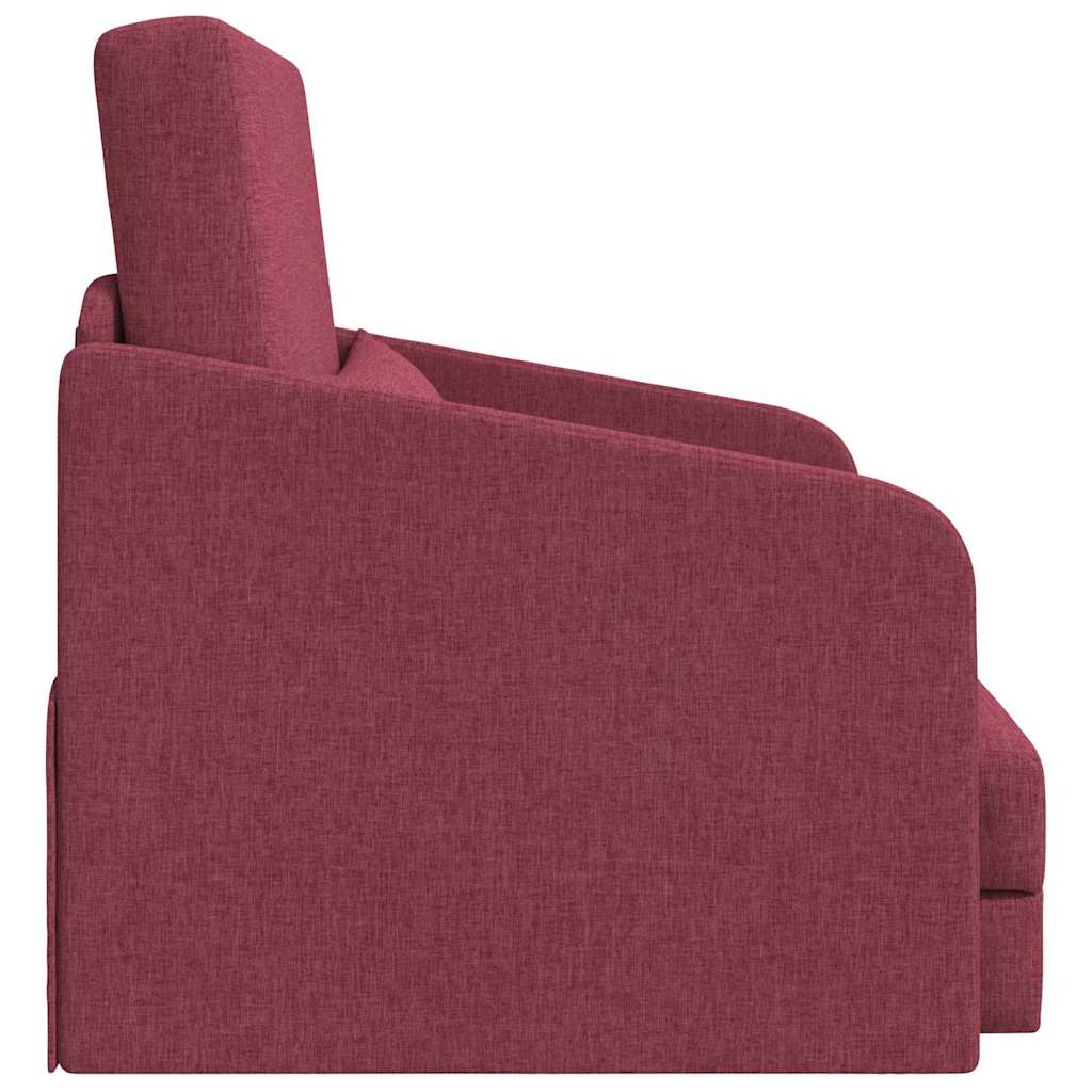 Sofa Bed Wine red 65 x 80 x 83 cm Fabric