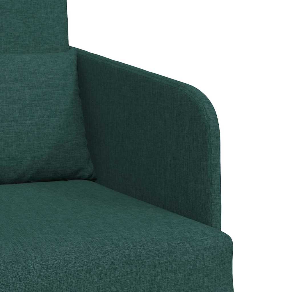 Sofa Bed Dark green 65 x 80 x 83 cm Fabric