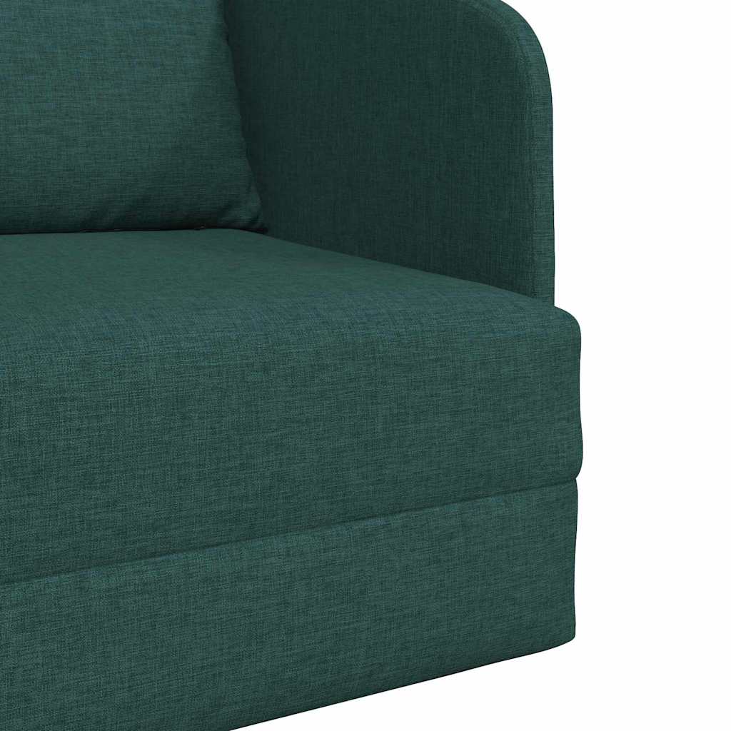 Sofa Bed Dark green 65 x 80 x 83 cm Fabric