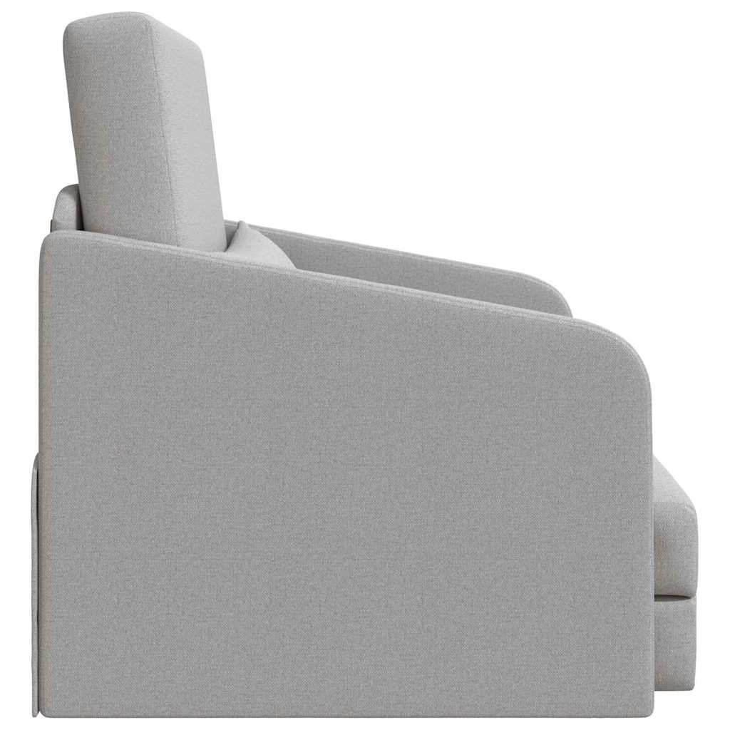 Sofa Bed Cloud Grey 65 x 80 x 83 cm Fabric