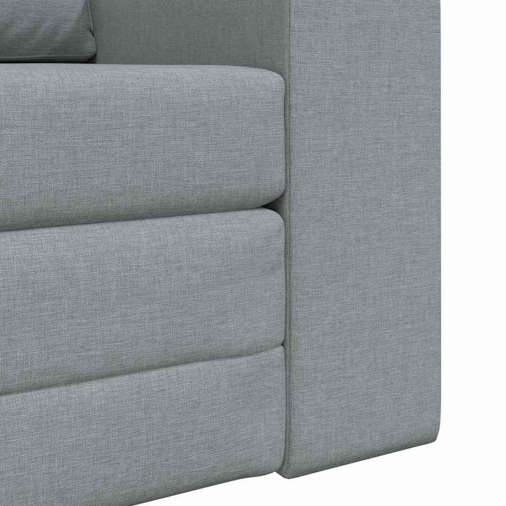 Sofa Bed Light grey 98 x 71 x 83 cm Fabric