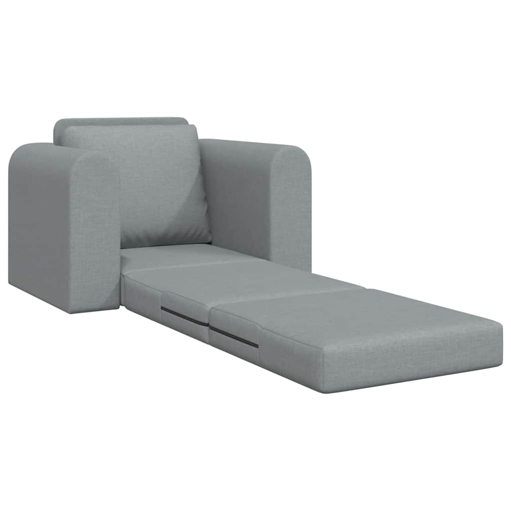 Sofa Bed Light grey 98 x 71 x 83 cm Fabric