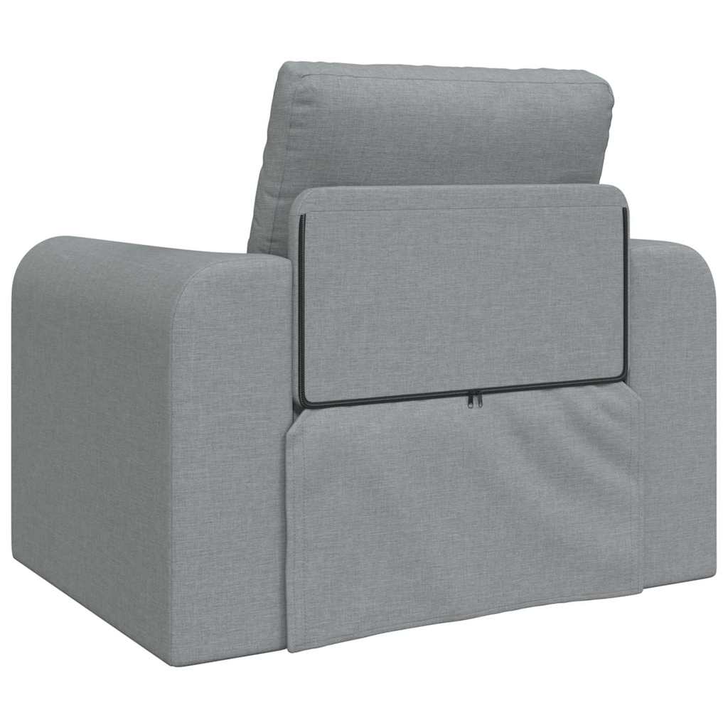Sofa Bed Light grey 98 x 71 x 83 cm Fabric