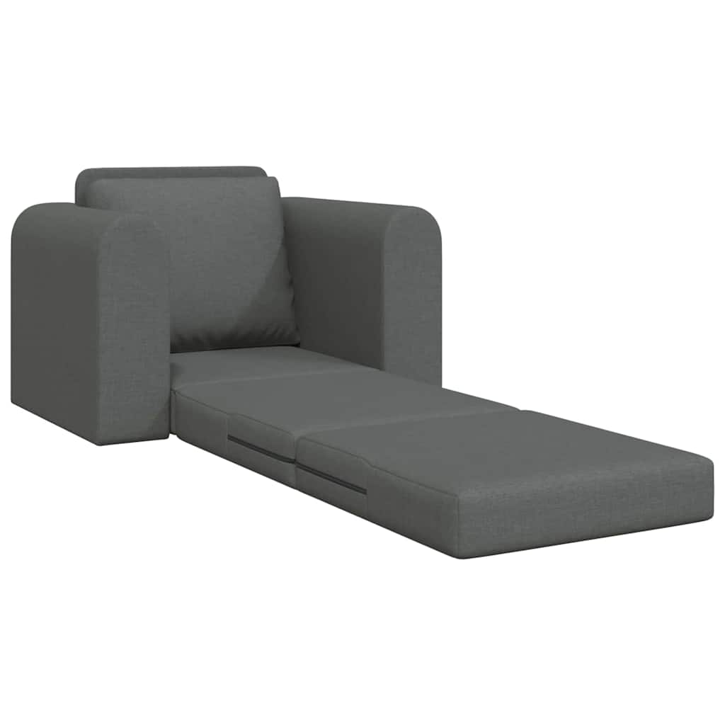 Sofa Bed Dark Grey 98 x 71 x 83 cm Fabric