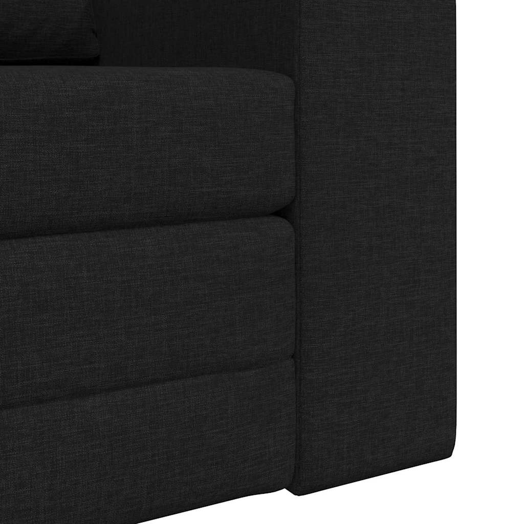 Sofa Bed Black 98 x 71 x 83 cm Fabric