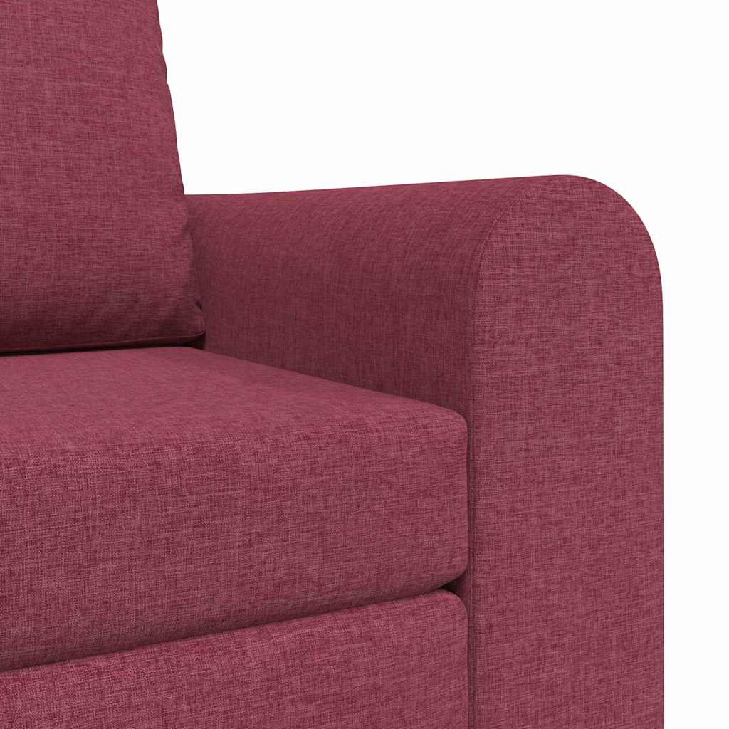 Sofa Bed Wine red 98 x 71 x 83 cm Fabric