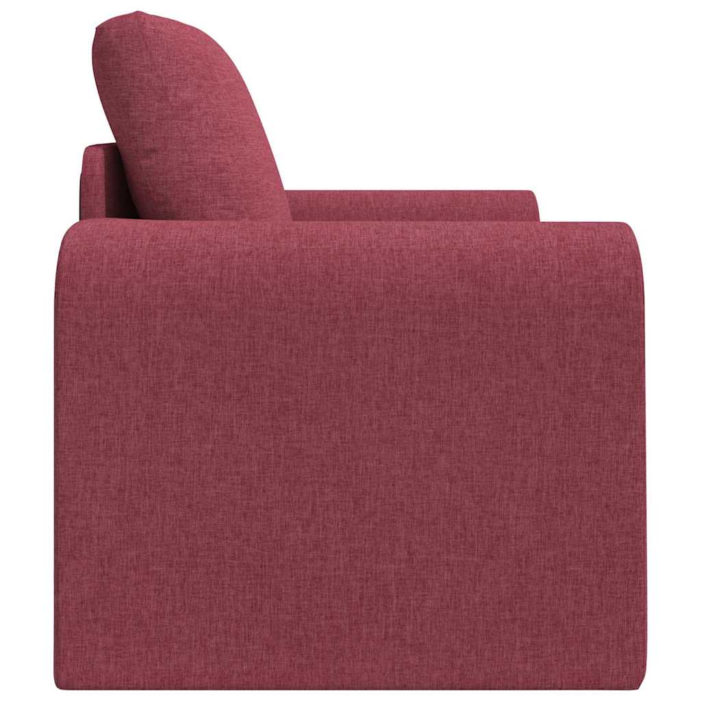 Sofa Bed Wine red 98 x 71 x 83 cm Fabric