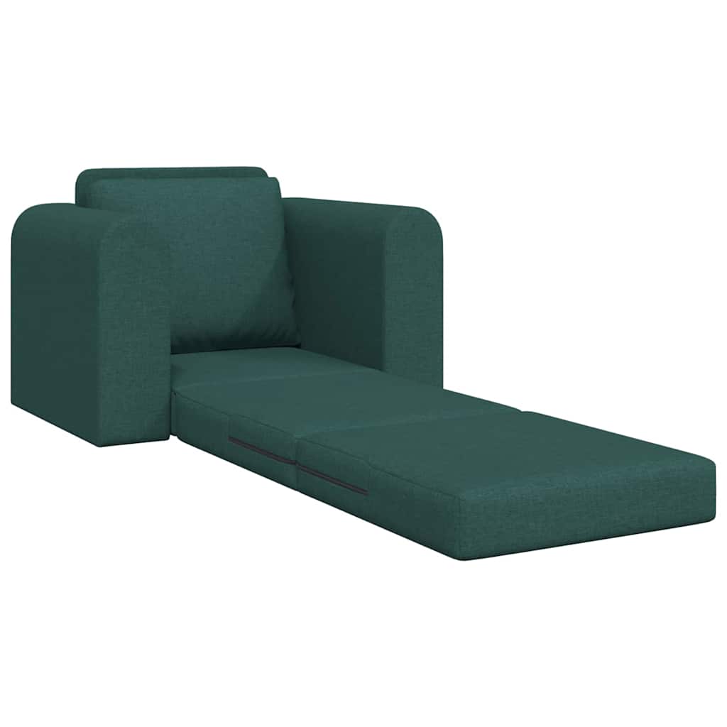 Sofa Bed Dark green 98 x 71 x 83 cm Fabric