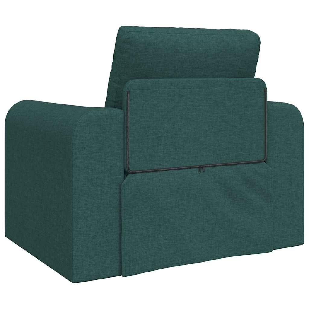 Sofa Bed Dark green 98 x 71 x 83 cm Fabric